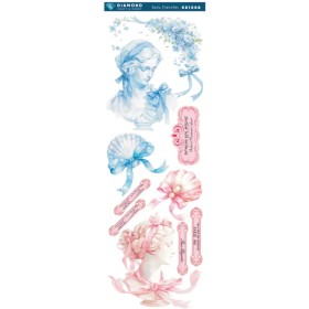 Diamond Sulu Transfer Kağıdı KS1008 10x30cm