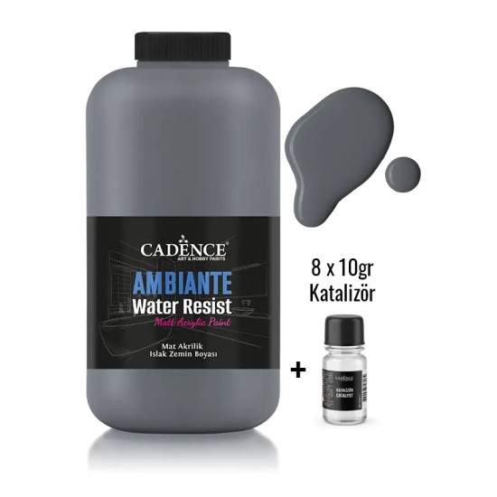 AW22 Grafiti Gri Ambiante Islak Zemin Boyası 2LT + Katalizör 80GR