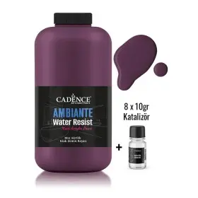 AW35 Patlıcan Mor Ambiante Islak Zemin Boyası 2LT + Katalizör 80GR