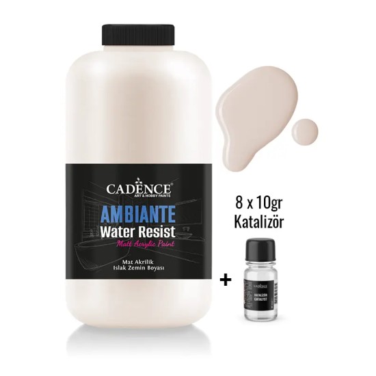AW46 Krem Ambiante Islak Zemin Boyası 2LT + Katalizör 80GR