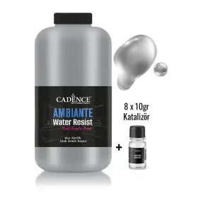AWM06 Gümüş Metalik Ambiante Islak Zemin Boyası 2LT + Katalizör 80GR