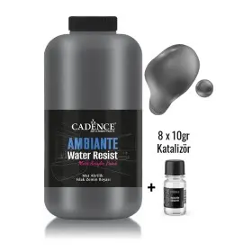 AWM07 Antrasit Metalik Ambiante Islak Zemin Boyası 2LT + Katalizör 80GR
