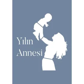 AG02 Anneler Günü Model Stencil Serisi 21x30cm