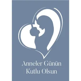 AG08 Anneler Günü Model Stencil Serisi 21x30cm