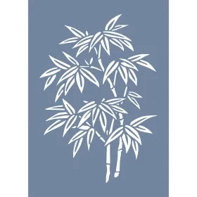 EHB04 Bambu Desen Stencil 21x30cm