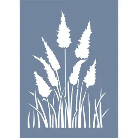 EHB07 Saz Desen Stencil 25x35cm
