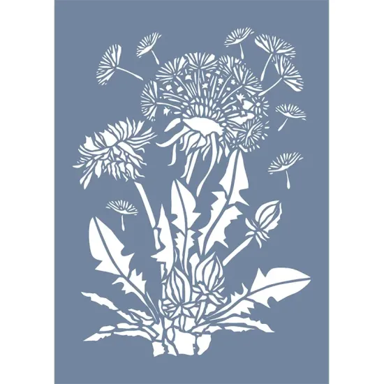 EHB10 Karahindiba Desen Stencil 25x35cm