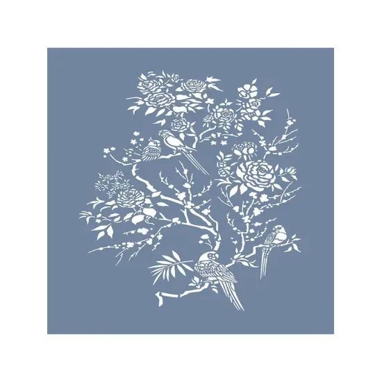 EHB16 Gül Ağacı Desen Stencil 45x45cm