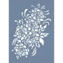 EHB35 Gül Buketi Desen Stencil 25x35cm