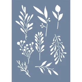 EHB40 Zeytin Dalı Desen Stencil 25x35cm