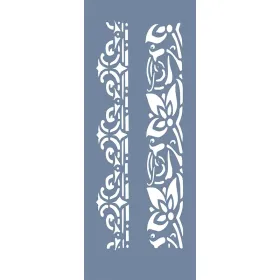 EHB44 Şerit Desen Stencil 10x25cm