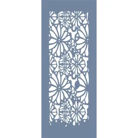 EHBR02 Yaprak Desen Stencil 10x25cm