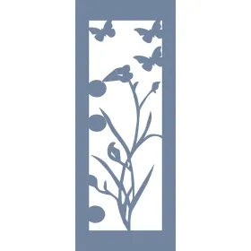 EHBR06 Çiçek Desen Stencil 10x25cm
