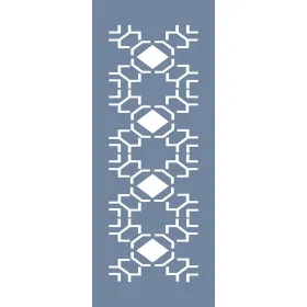 EHBR14 Geometrik Desen Stencil 10x25cm