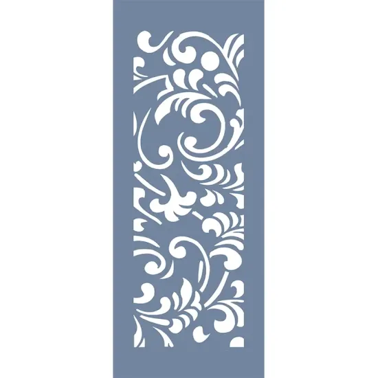 EHBR18 Yaprak Desen Stencil 10x25cm