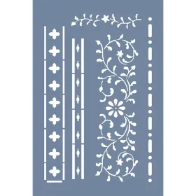 EHBR23 Bordür Desen Stencil 30x45cm