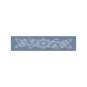EHBR24 Çiçek Desen Stencil 13x57cm