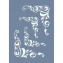 EHBR29 Köşe Bordür Desen Stencil 21x30cm