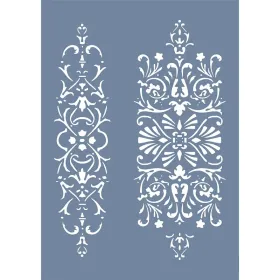 EHBR32 Bordür Desen Stencil 21x30cm