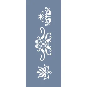 EHBR40 Bordür Desen Stencil 10x25cm