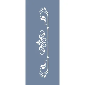 EHBR48 Bordür Desen Stencil 10x25cm