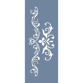 EHBR49 Bordür Desen Stencil 10x25cm