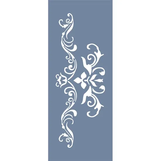 EHBR49 Bordür Desen Stencil 10x25cm
