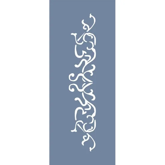 EHBR57 Bordür Desen Stencil 10x25cm