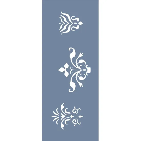 EHBR60 Bordür Desen Stencil 10x25cm