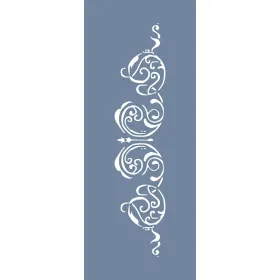 EHBR63 Bordür Desen Stencil 10x25cm