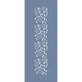EHBR64 Bordür Desen Stencil 10x25cm