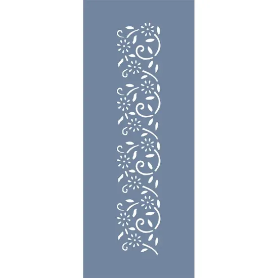 EHBR64 Bordür Desen Stencil 10x25cm