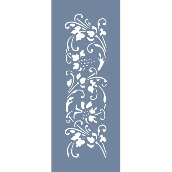 EHBR65 Bordür Desen Stencil 10x25cm
