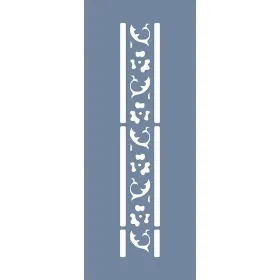 EHBR67 Bordür Desen Stencil 10x25cm
