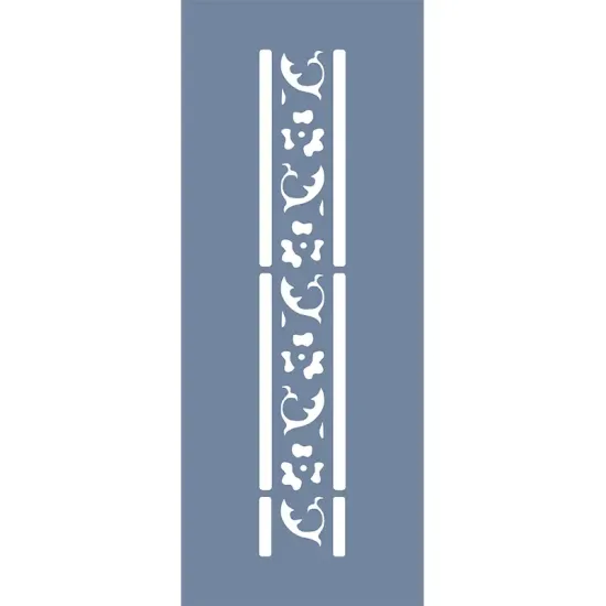 EHBR67 Bordür Desen Stencil 10x25cm