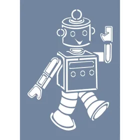 EHÇ02 Robot Desen Stencil 15x20cm