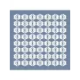 EHDD06 Geometrik Desen Stencil 45x45cm