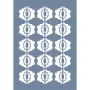 EHDD07 Geometrik Desen Stencil 25x35cm
