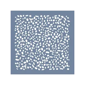 EHDD09 Benekli Desen Stencil 45x45cm