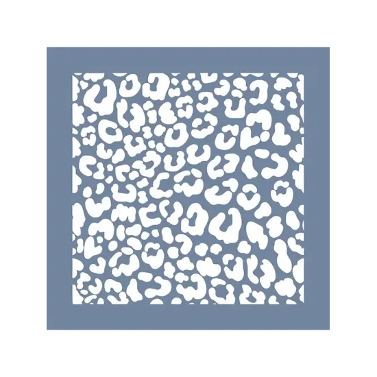 EHDD11 Leopar Desen Stencil 20x20cm