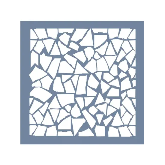EHDD16 Mozaik Desen Stencil 45x45cm