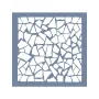 EHDD16 Mozaik Desen Stencil 45x45cm