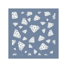 EHDD18 Elmas Desen Stencil 45x45cm