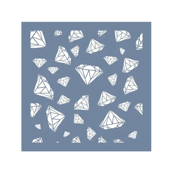 EHDD18 Elmas Desen Stencil 45x45cm