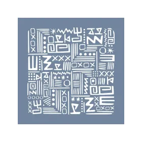 EHET05 Etnik Desen Stencil 60x60cm