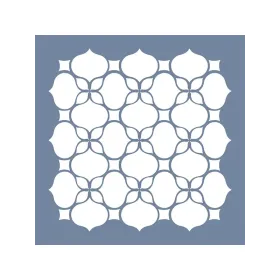 EHFL02 Geometrik Desen Stencil 45x45cm