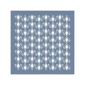 EHFL07 Kalp Lale Desen Stencil 45x45cm