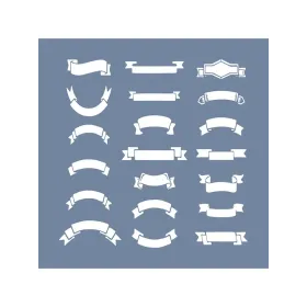 EHFN01 Kurdela Model Desen Stencil 40x40cm