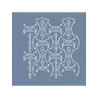 EHFY01 Fayans Desen Stencil 45x45cm