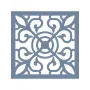 EHFY02 Fayans Desen Stencil 45x45cm